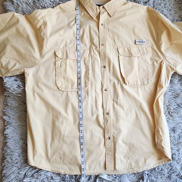 Buckhorn River Button Up Shirt Men's‎ 3XL Short Sleeve Vented Fishing BoxC - Picture 9 of 10